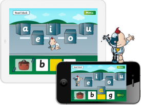 Fab-Phonics 'Road Block' App for iPhone and iPad