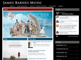 James Barnes Music Website