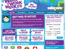 Walk To Work Week 2010 Website